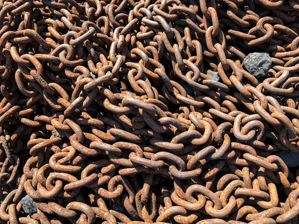 closeup photo of chain