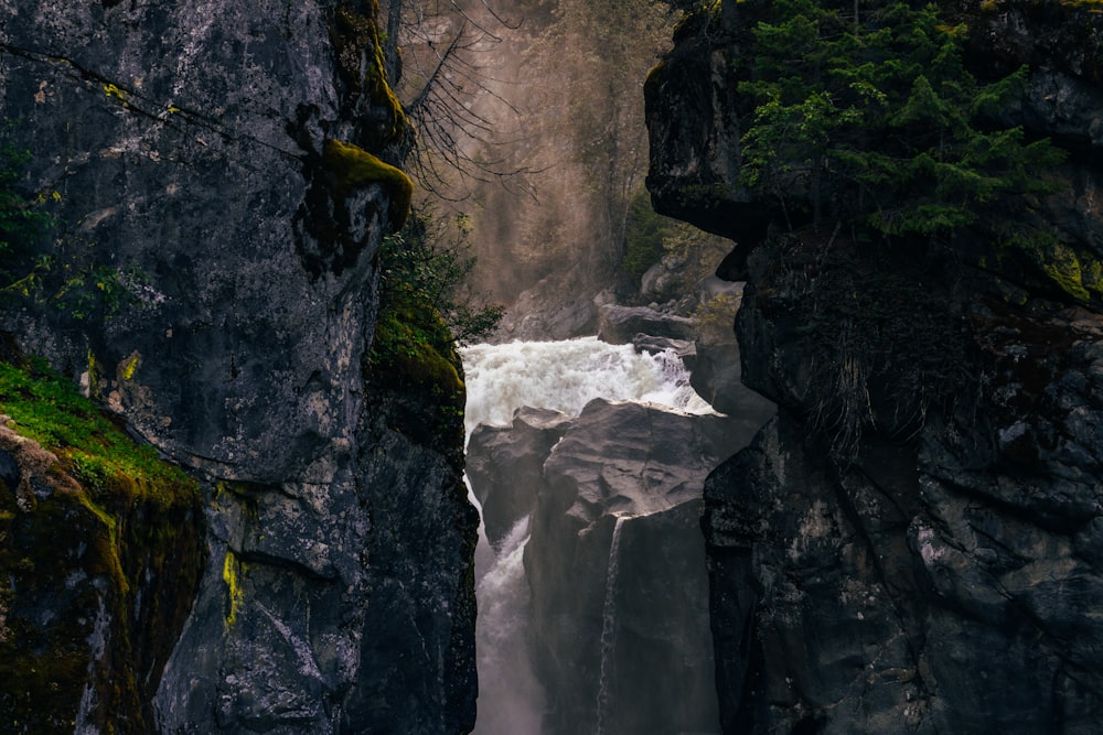 waterfalls during daytime