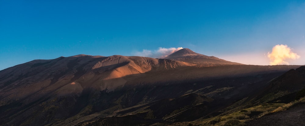 landscape photography of mountain