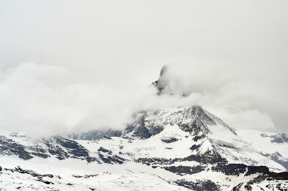 snow capped mountain during daytime