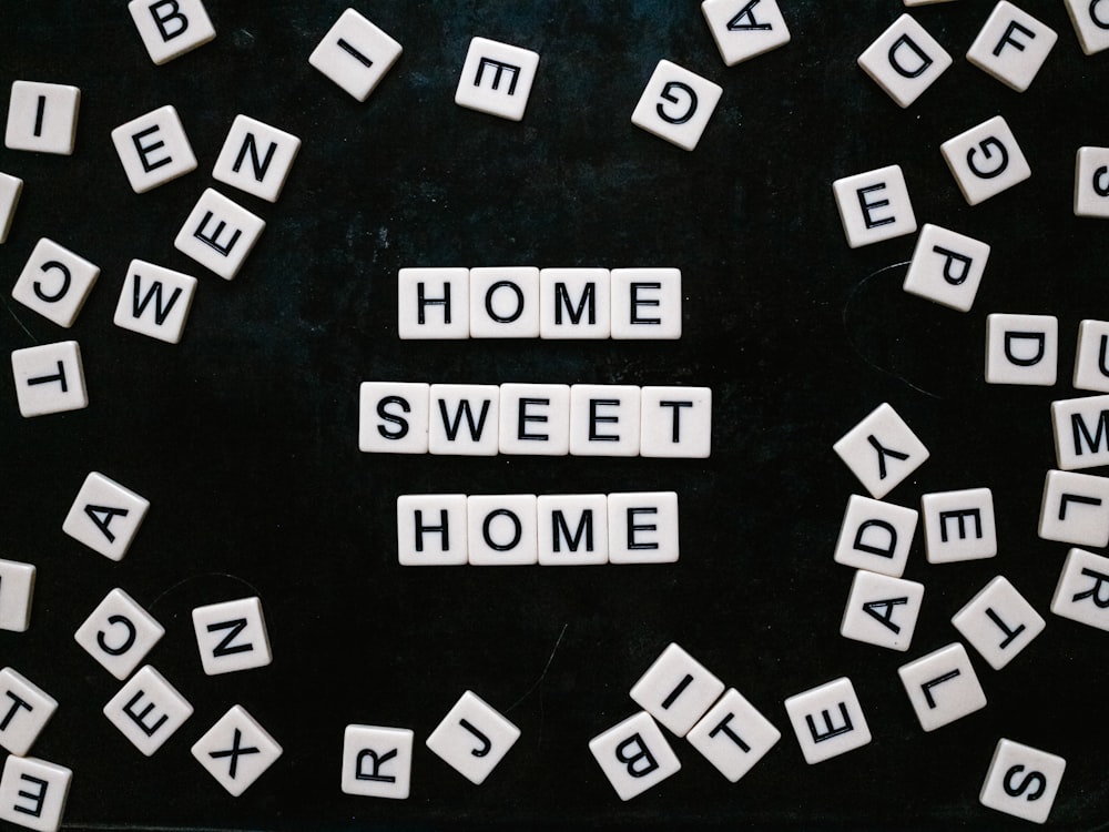home sweet home tiles