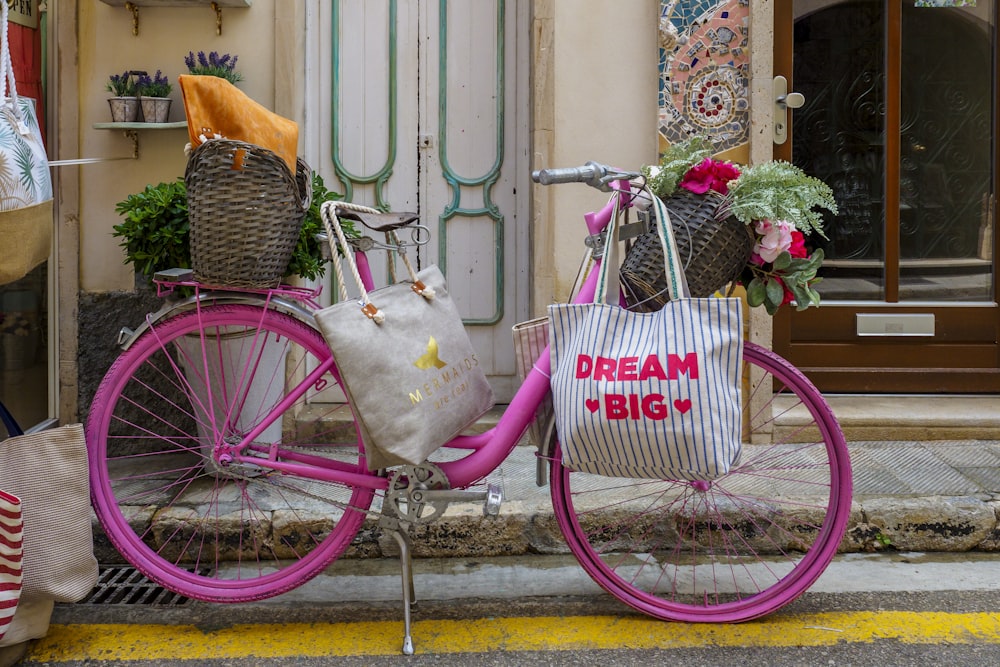 Bicicleta rosa