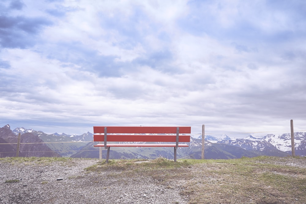 red bench