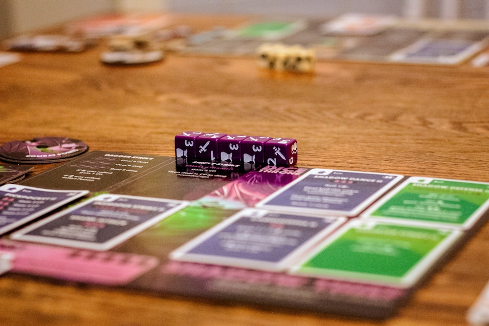 board game close-up photography