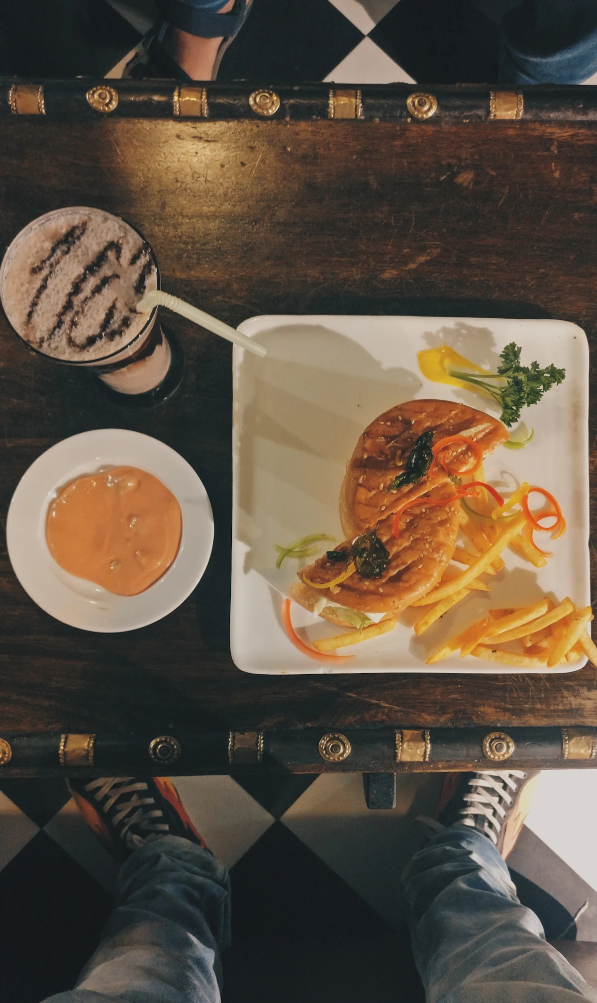 A savoury snack served in Ahmedabad