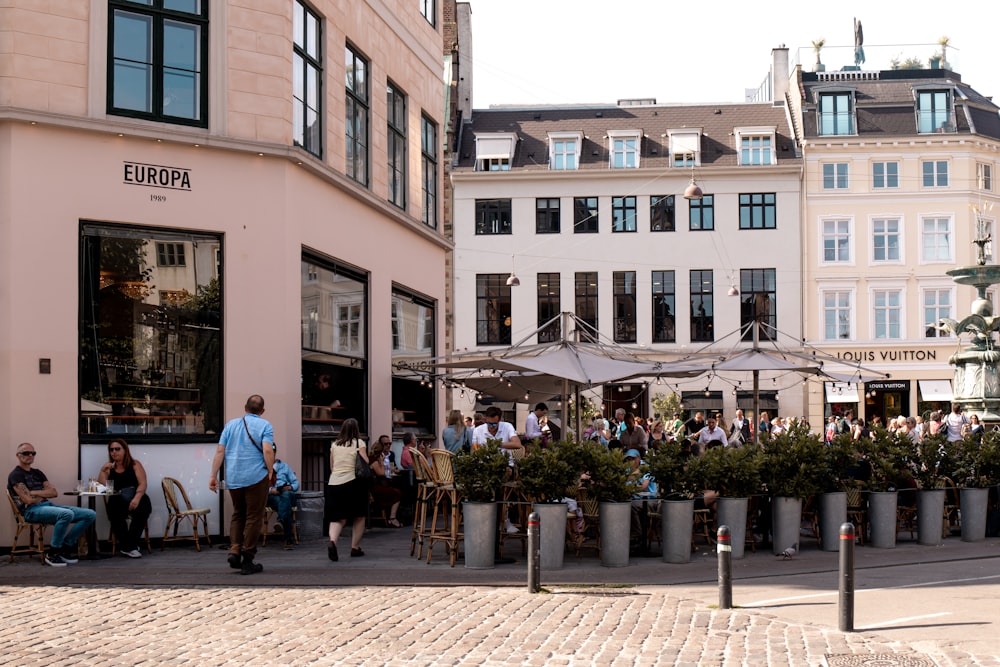 people in front of building during daytime