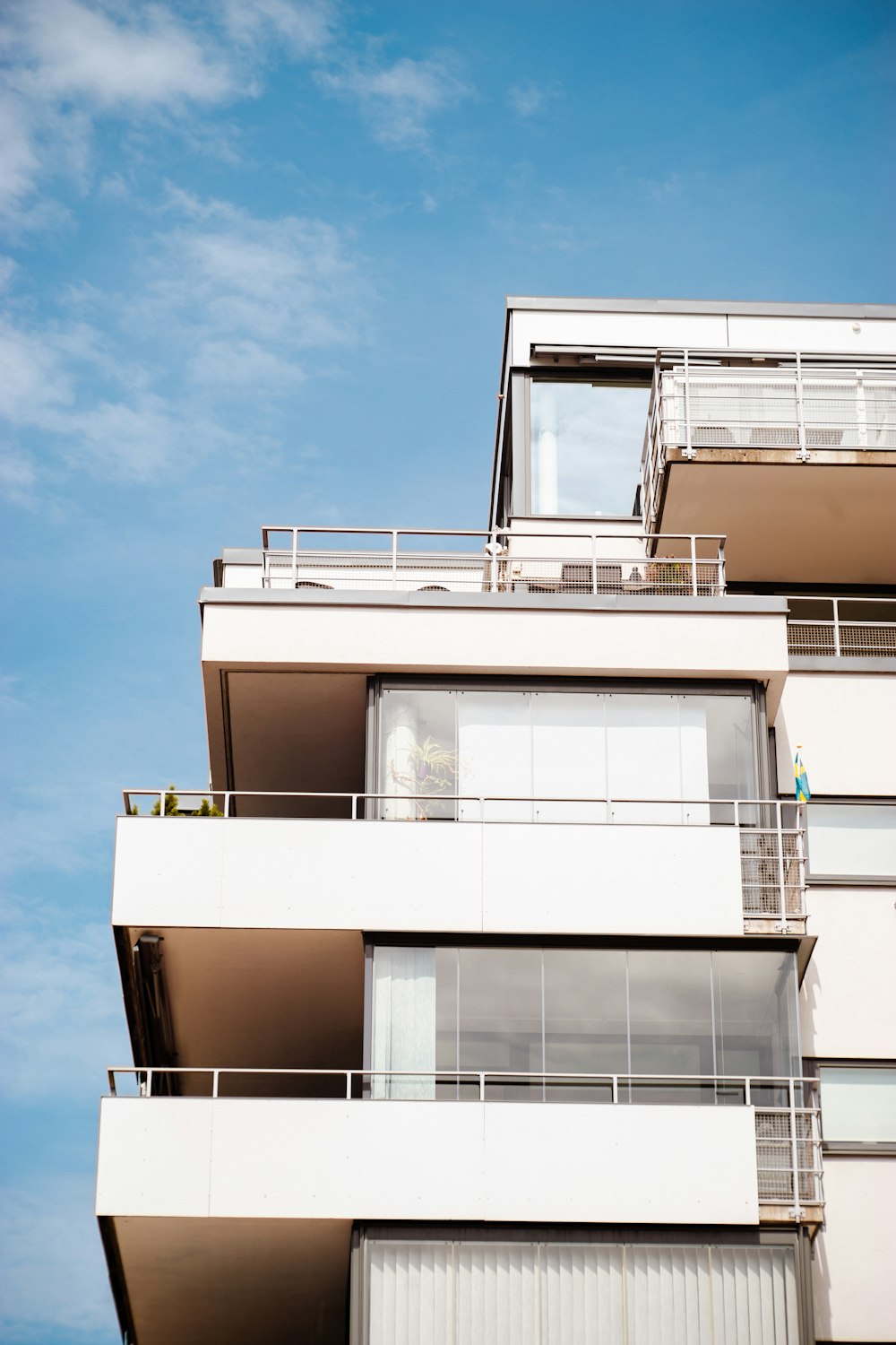 white concrete house