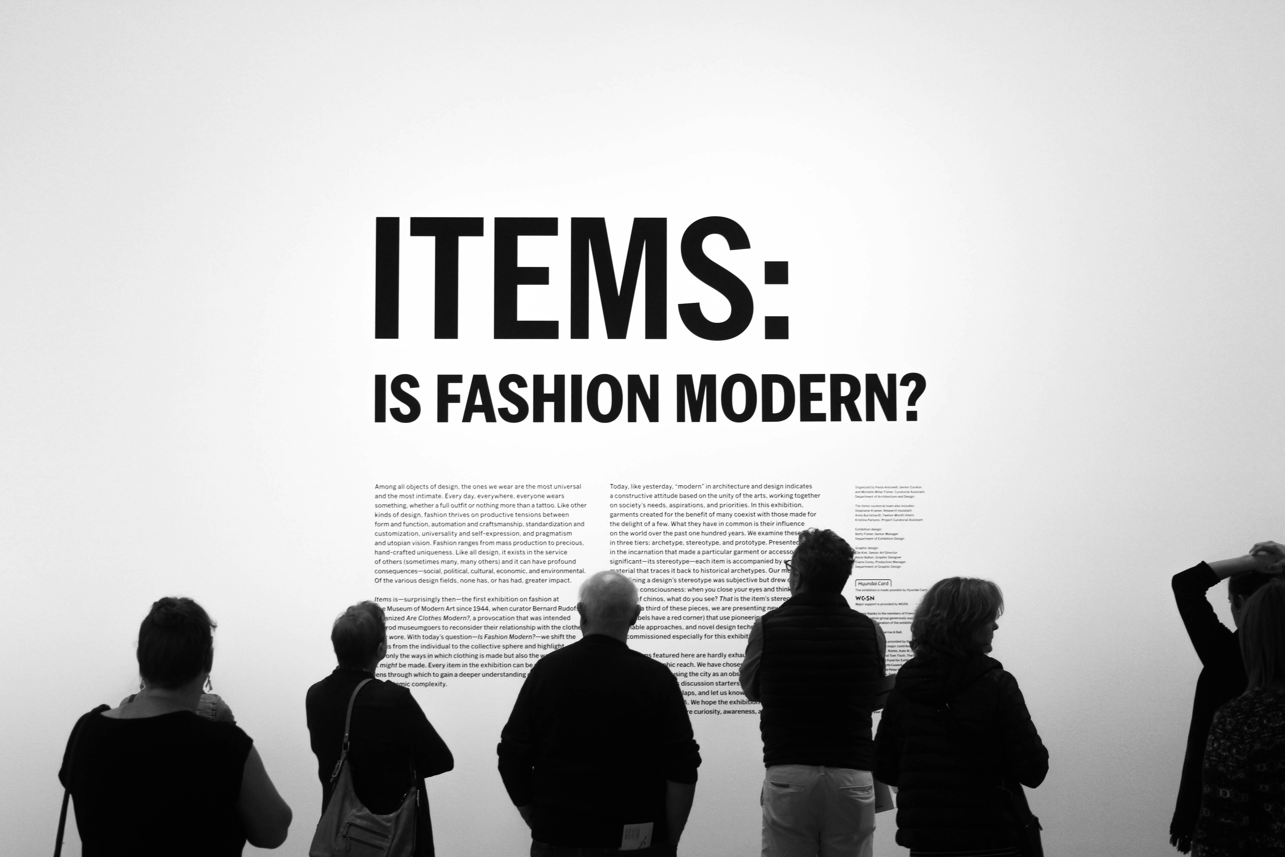 MoMa - is Fashion Modern?
