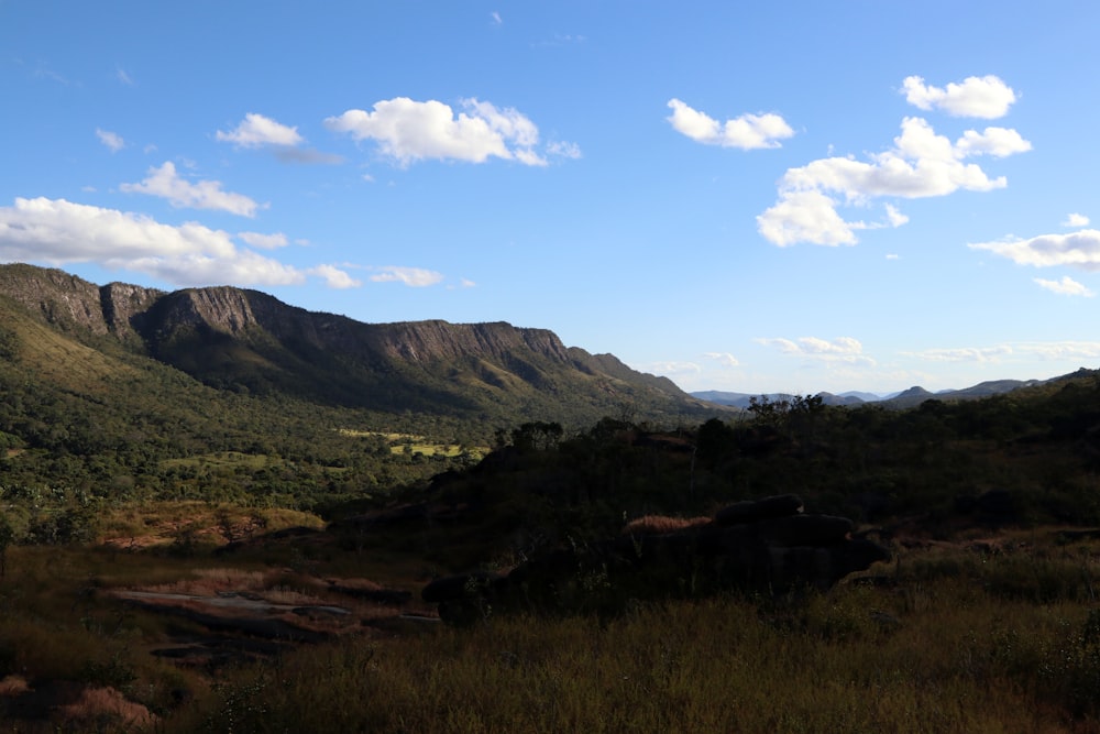 landscape photo of mountains under cloudy sky during daytime