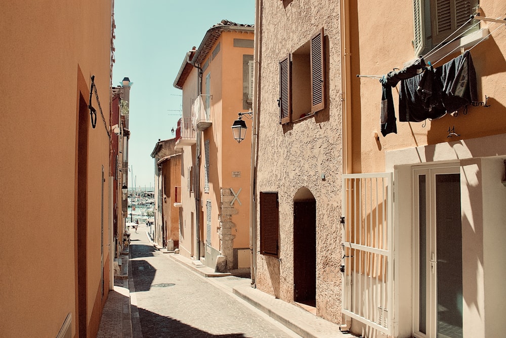 brown and white concrete buildings