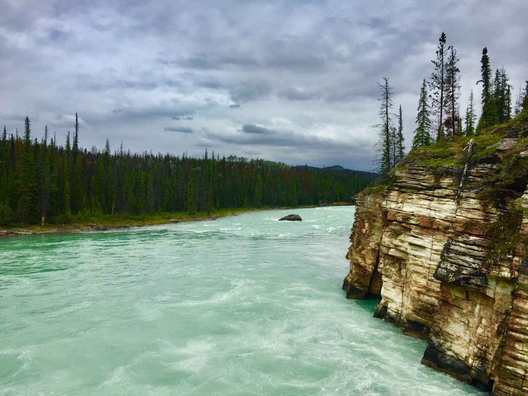 Mountain river photo spot AB-93A Jasper