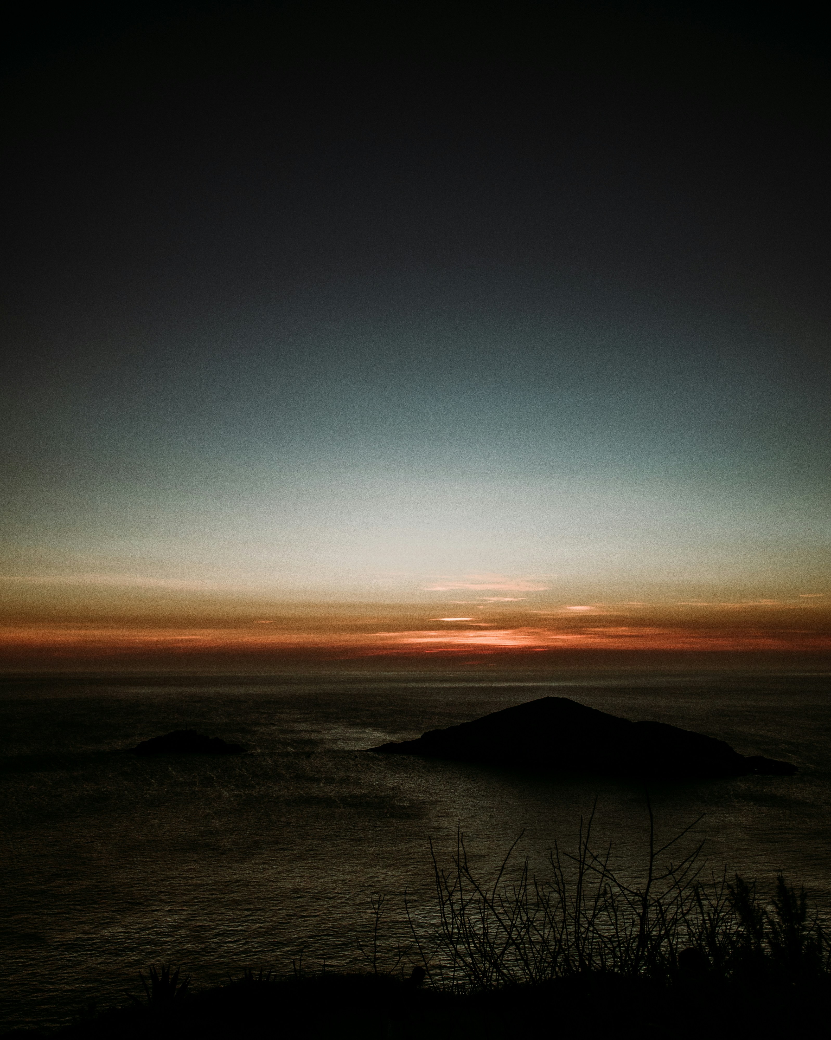 sunset at pontal do atalaia, rio