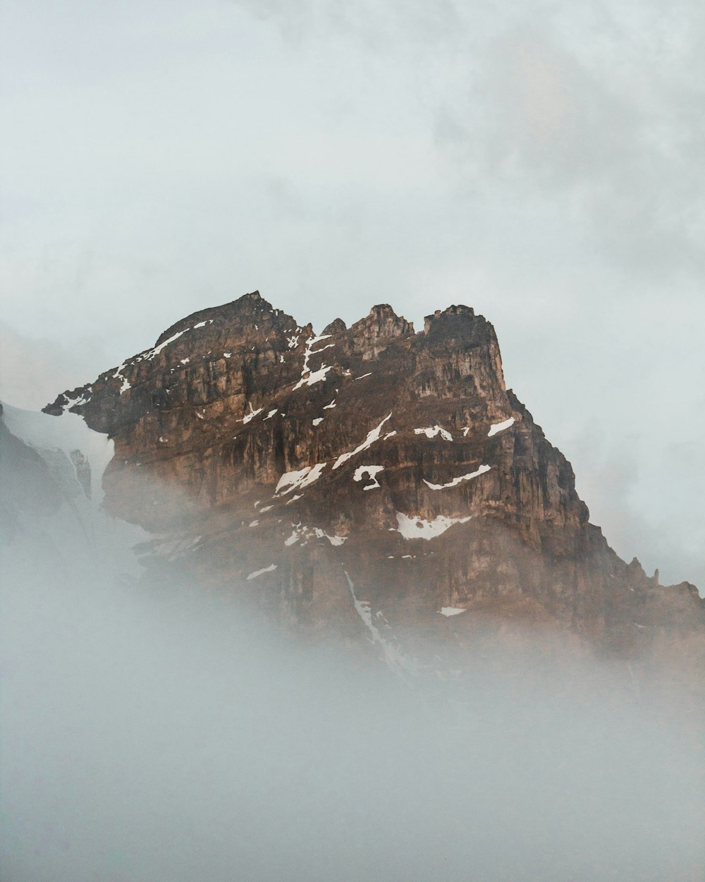 snow covered mountain