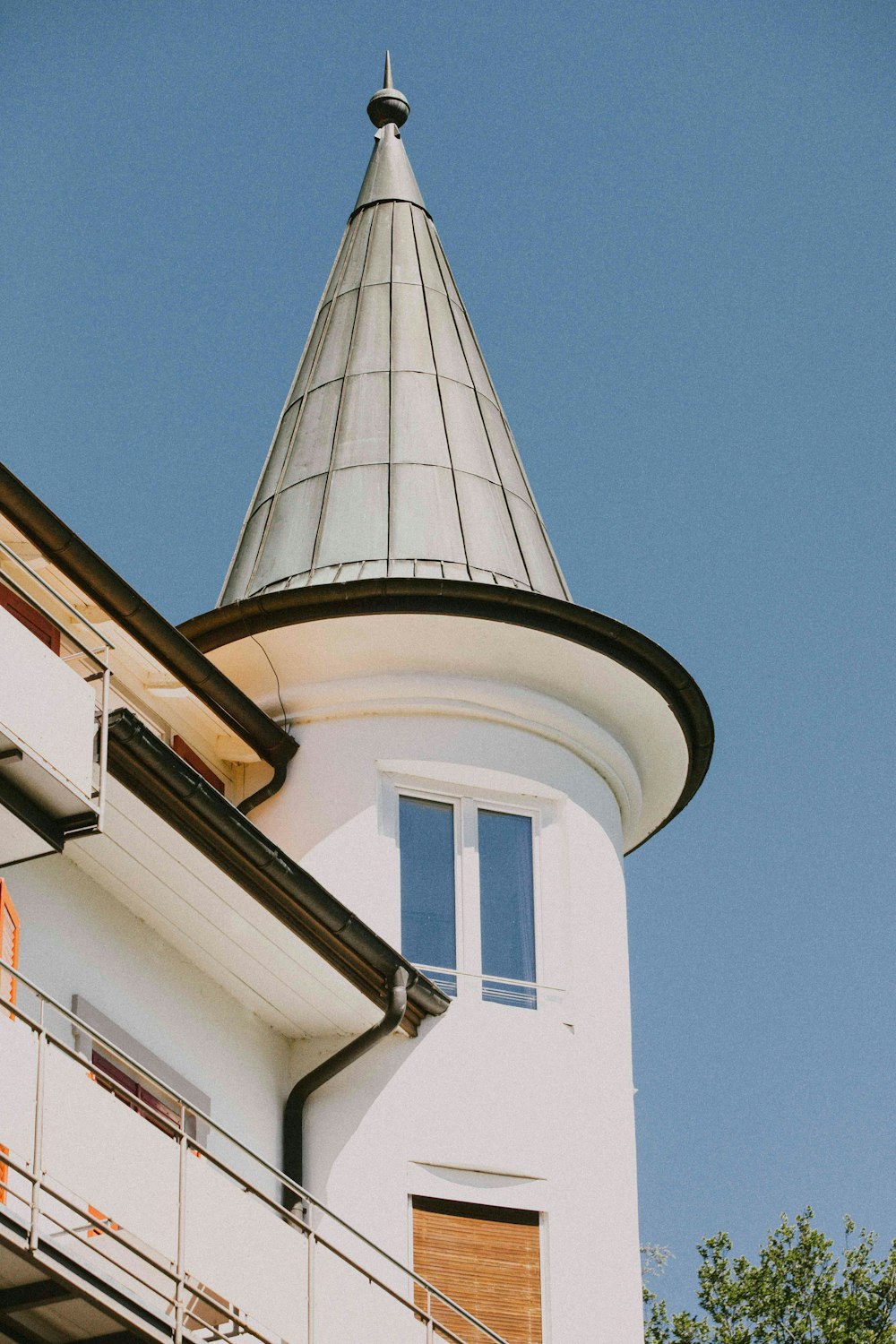 low-angle photography of white concrete building