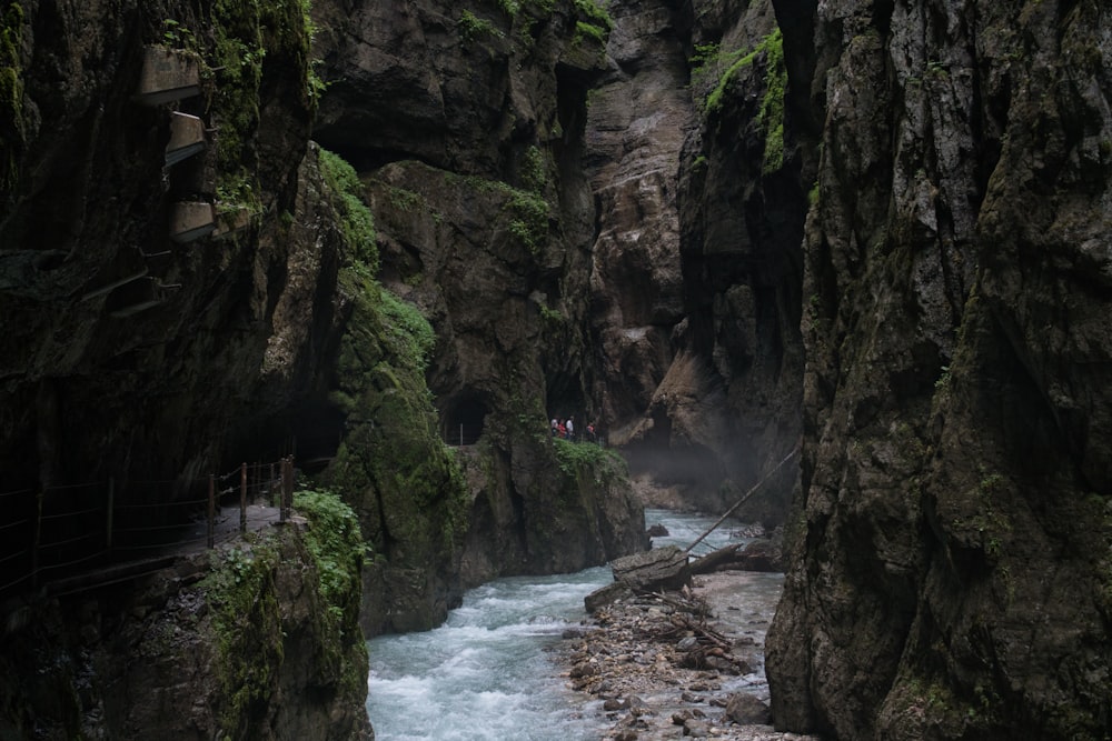 landscape photo of a stream