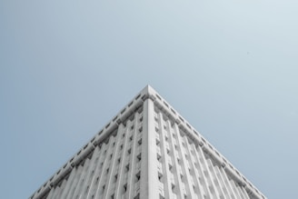 white concrete building close-up photography