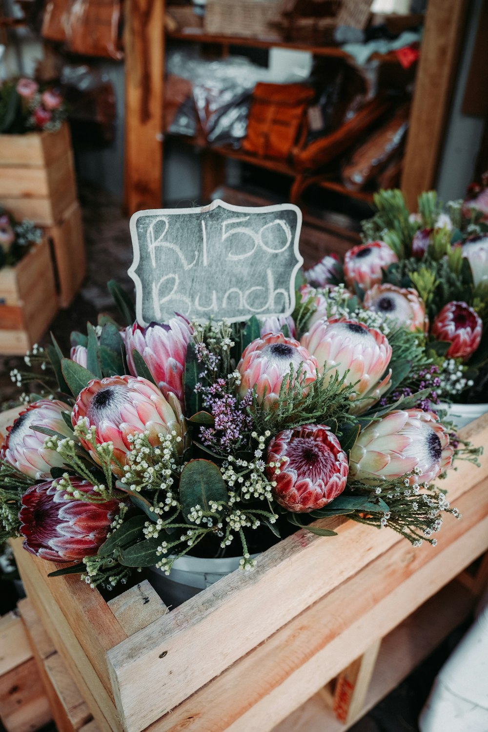 pink flower arrangement