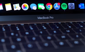 MacBook Pro close-up photography