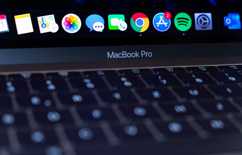 MacBook Pro close-up photography