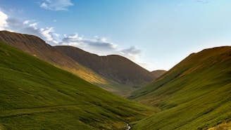 mountain range under clear blue sky