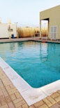 pool beside house