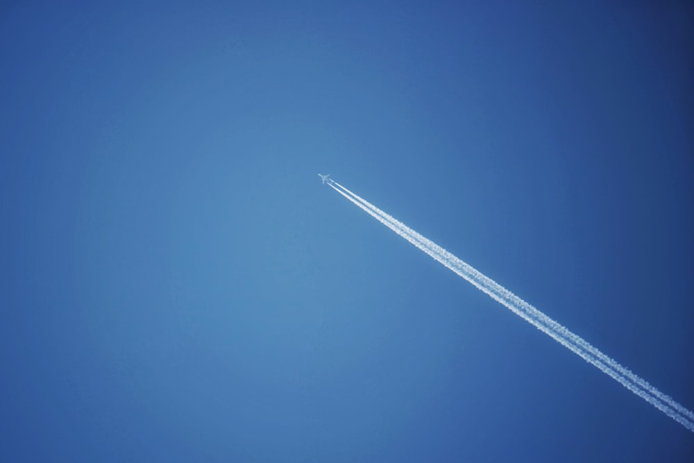 jet plane in the sky during daytime
