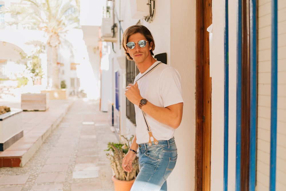 man wearing sunglasses