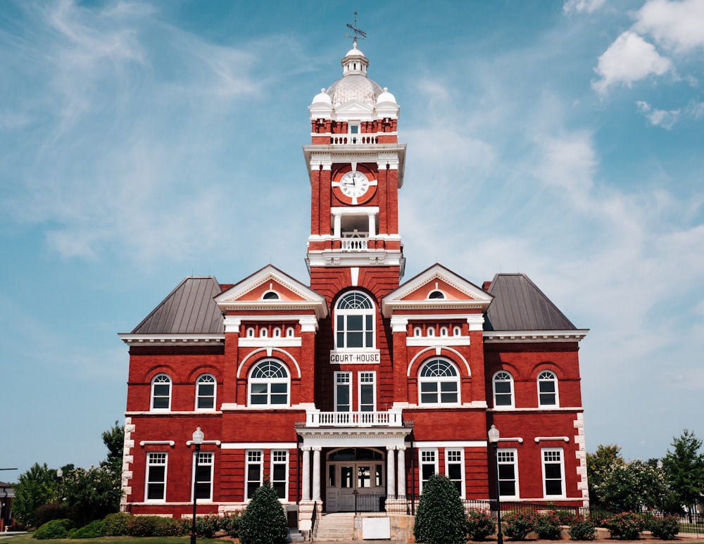 red and black building during daytime