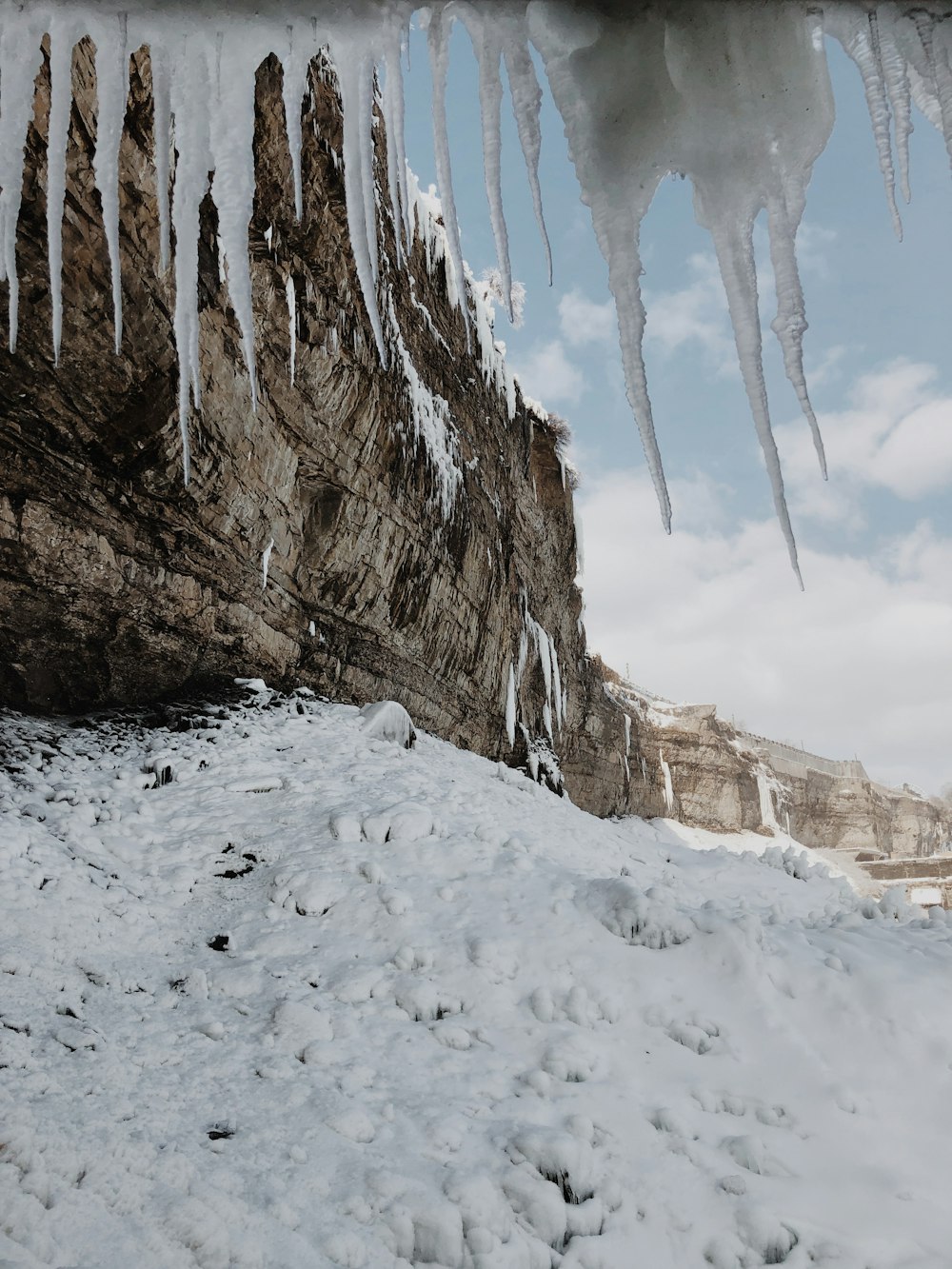 mountain with snow