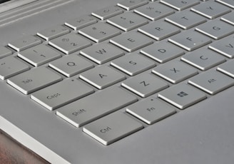 grey laptop computer
