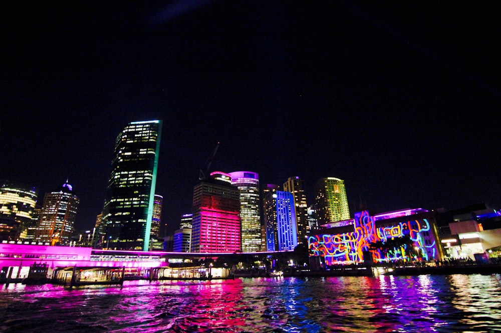 high rise building near body of water