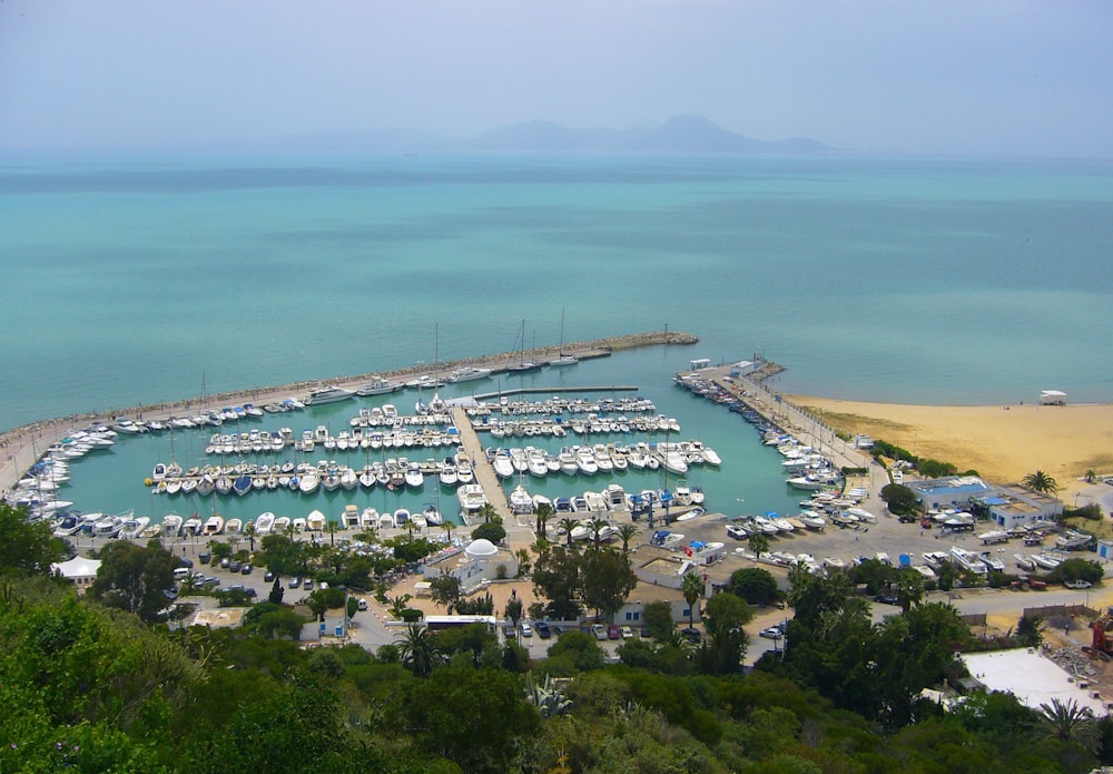 Luftaufnahme des Strandes