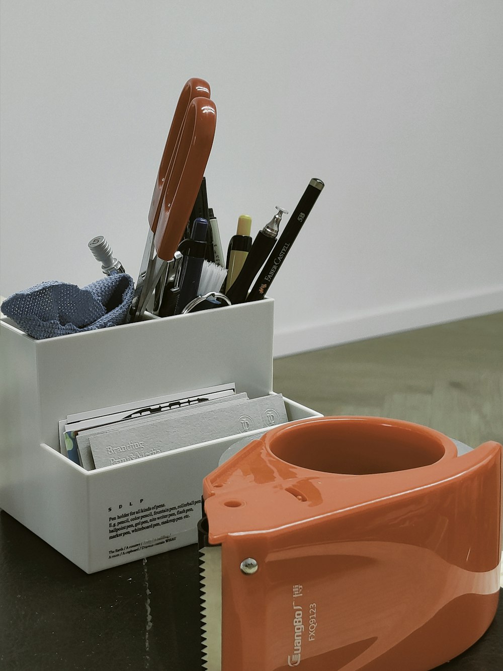 white box with utensils close-up photography