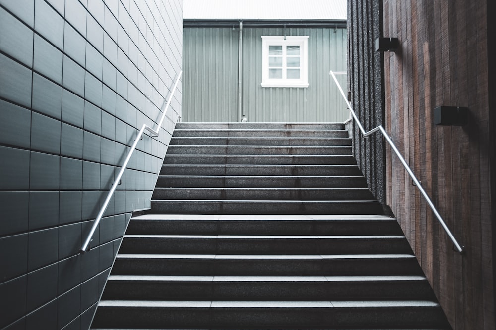 grey stairs