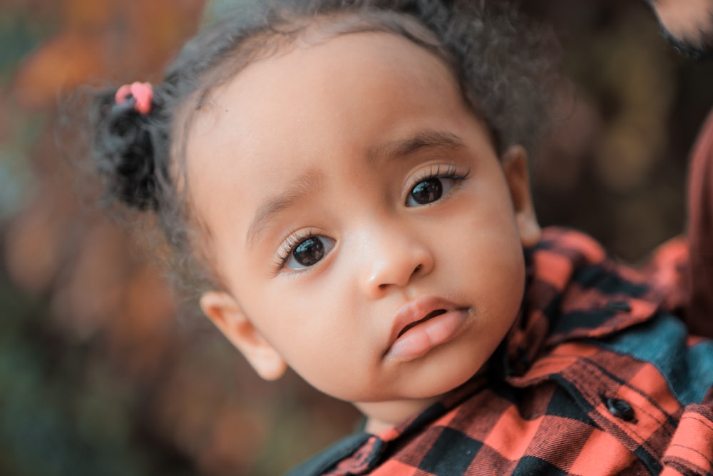 toddler girl's red and black sport shirt