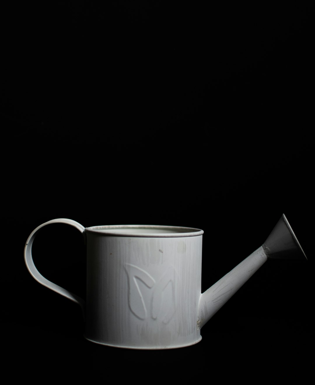 white watering can