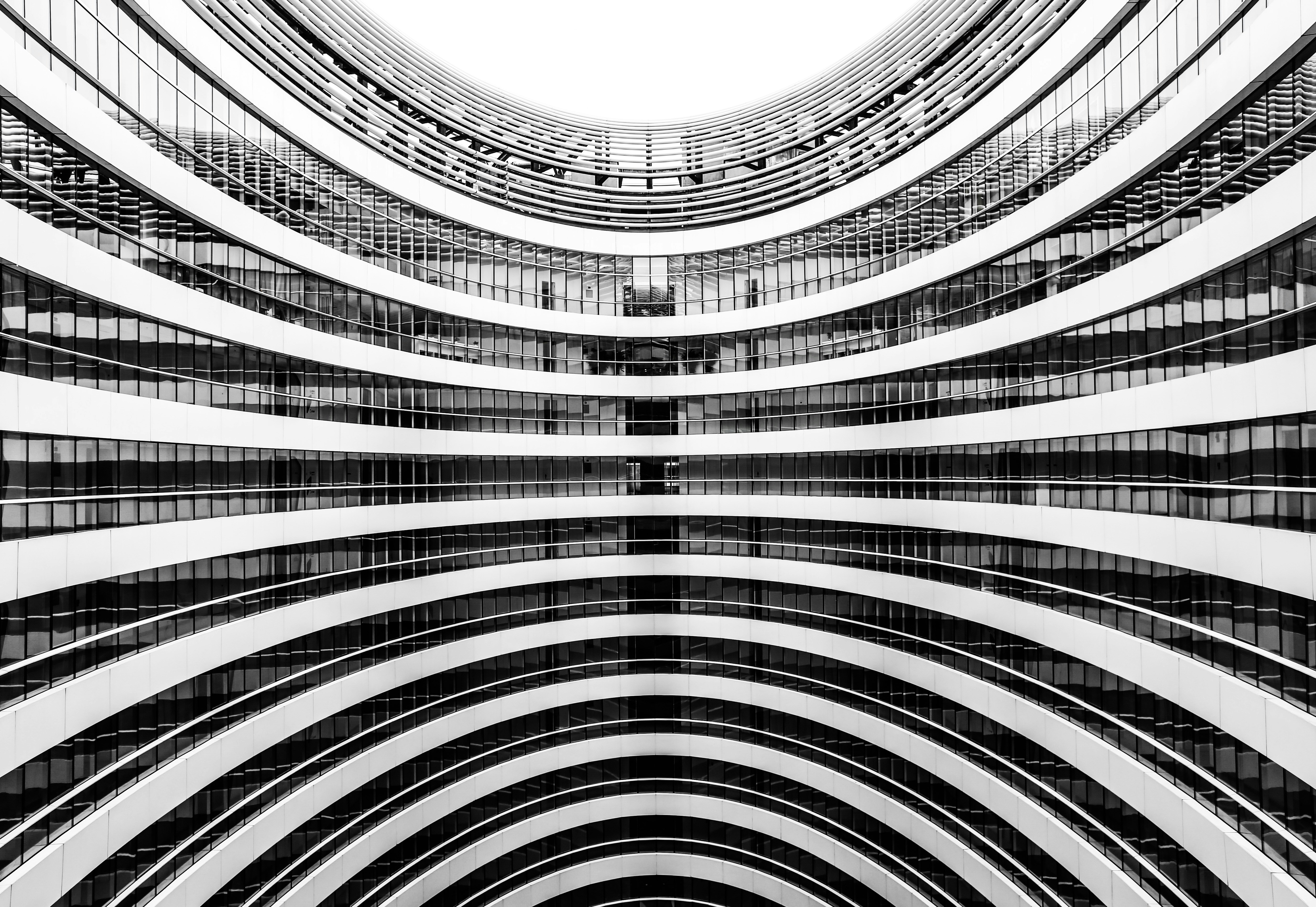 black white interior, wallpaper, Black and White Living Room: Design Ideas 6