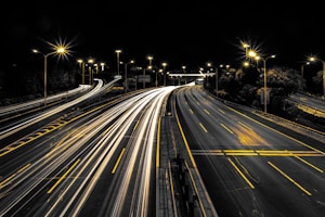 highway at night