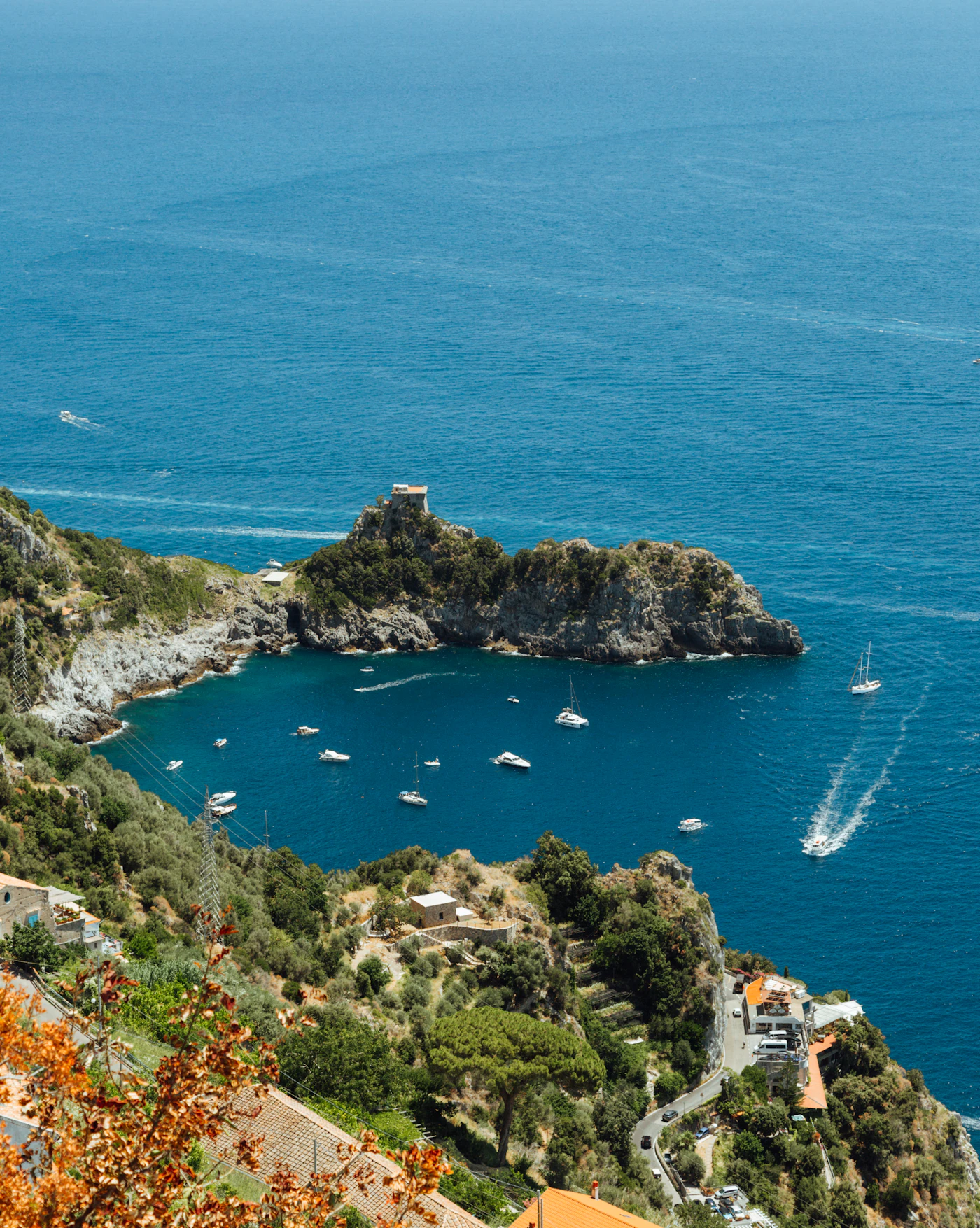 A quiet cove on the Amalfi Coast