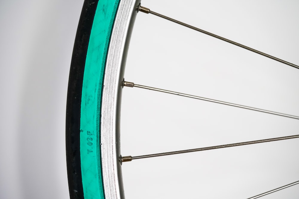 gray multi-spoke bicycle rim