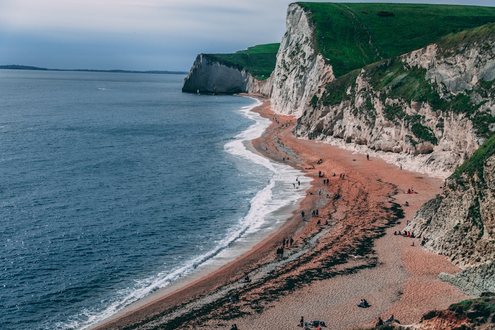 people on beach