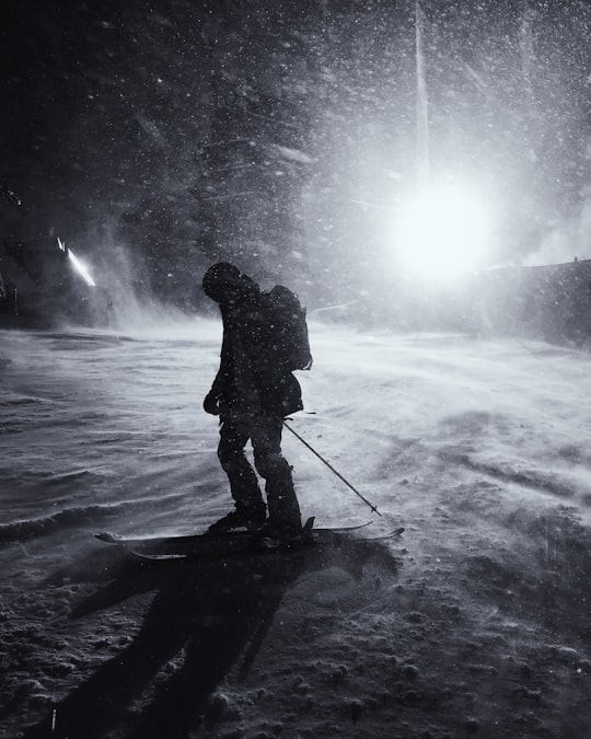 person in snowboard in Engelberg Switzerland