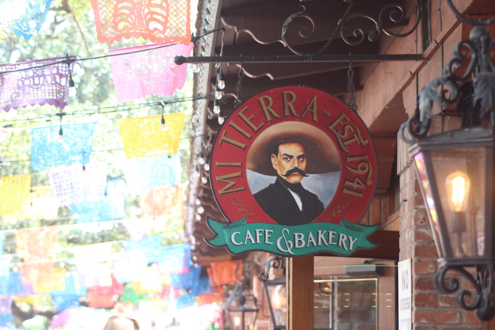 Mi Tierra EST. Cafe & Bakery signage