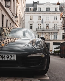black coupe