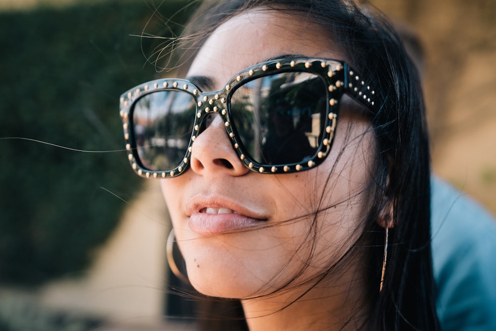 woman wearing sunglassses