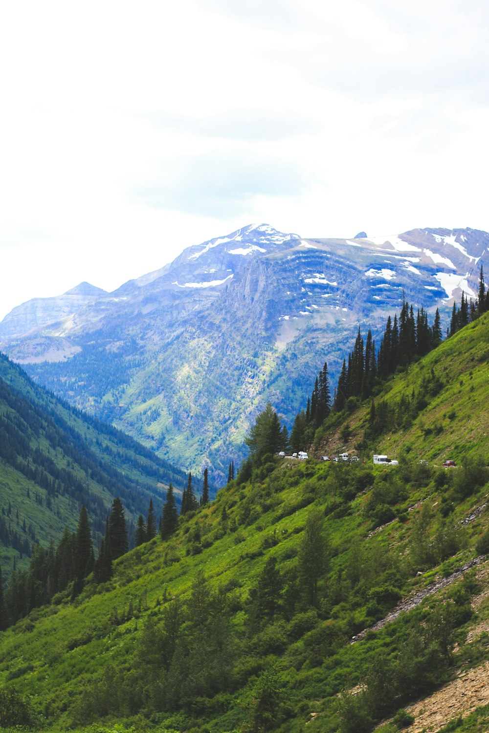 view of green hills during daytime