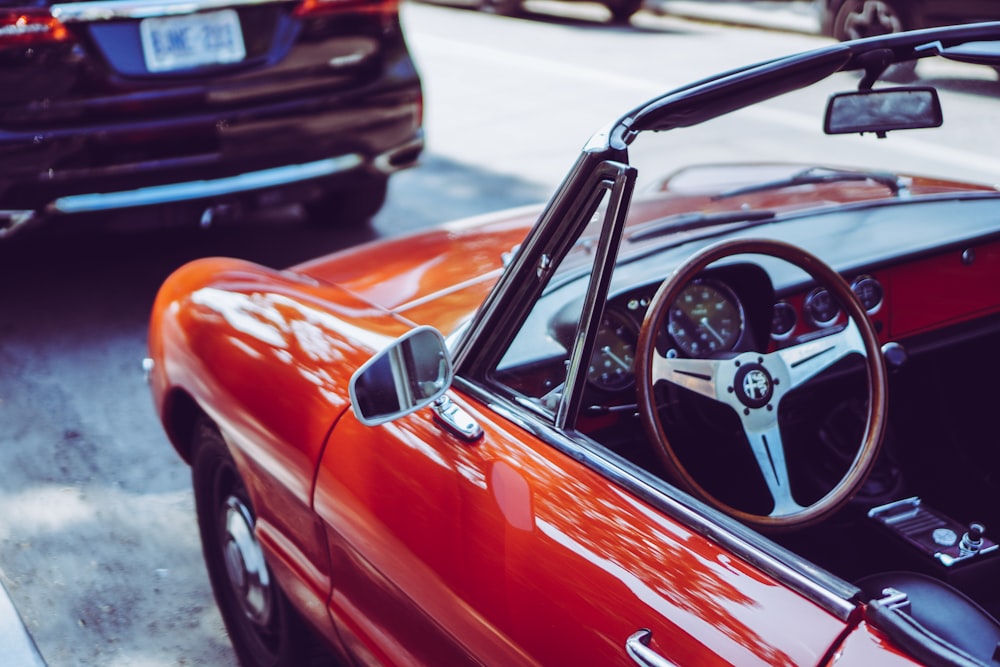 red convertible