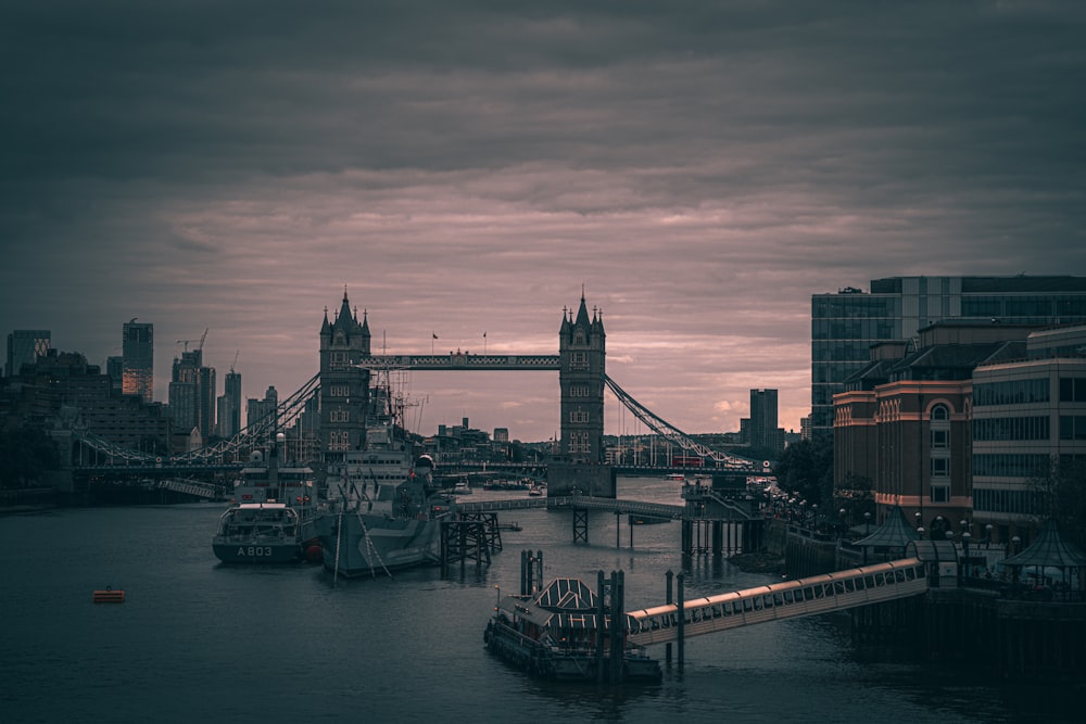 architectural photography of London Tower Bridge