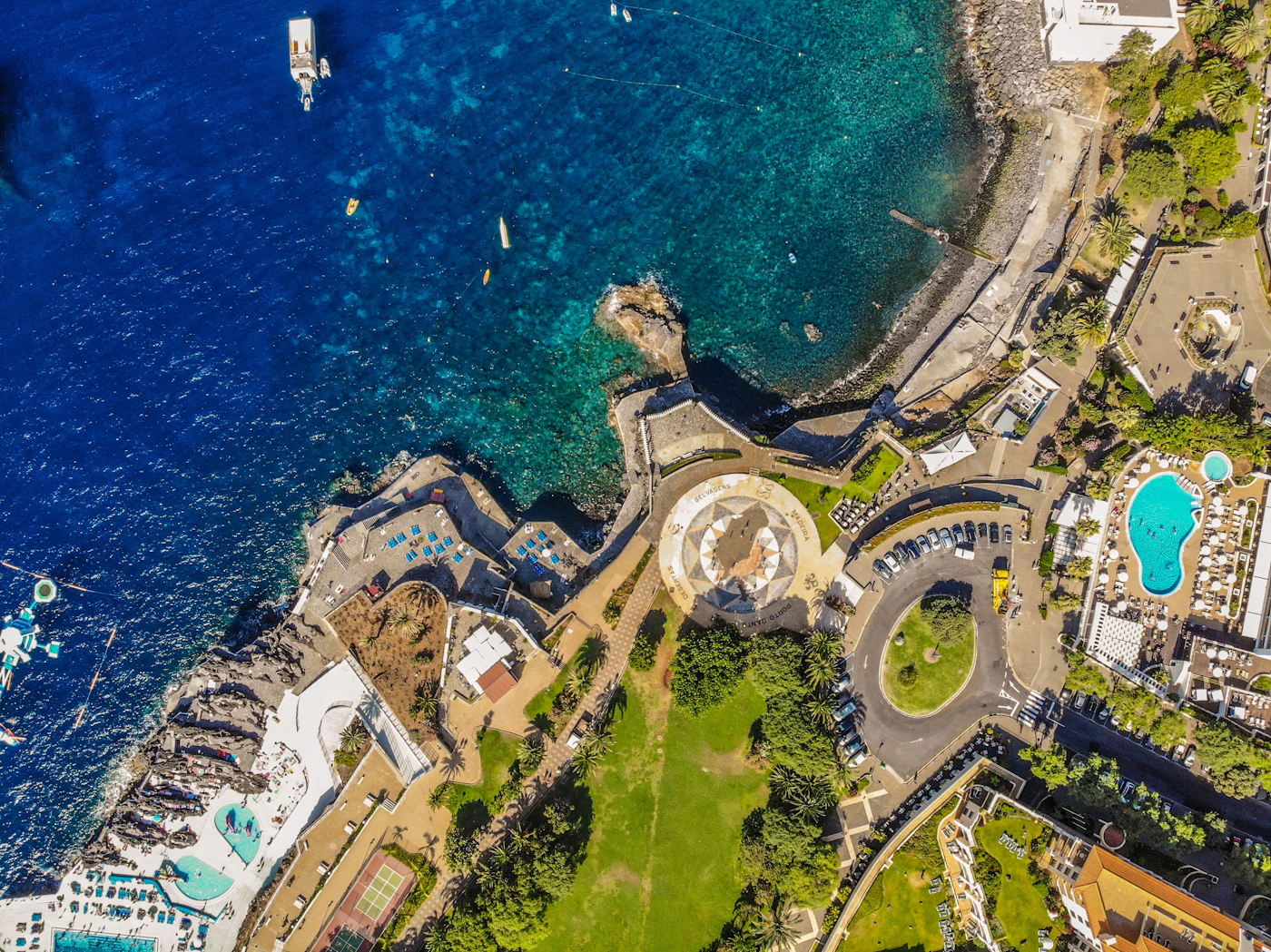 Seawater pool by the Atlantic in Madeira