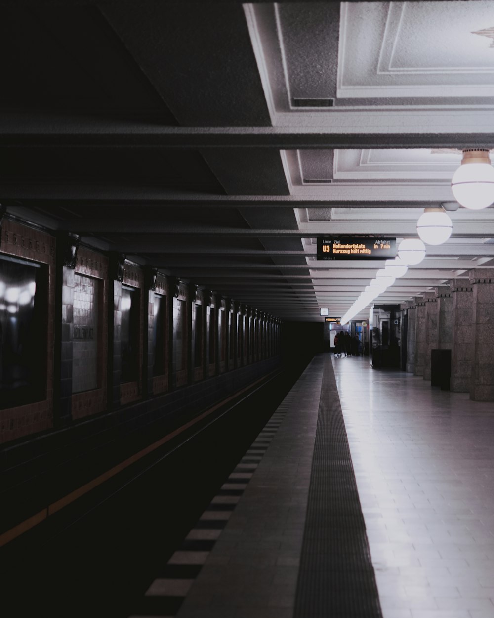 white train station